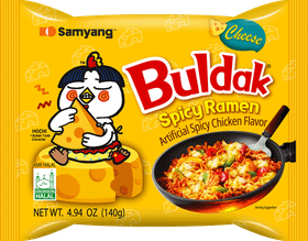 Buldak spicy ramen hot chicken cheese